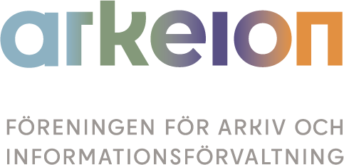 Arkeion logo med text