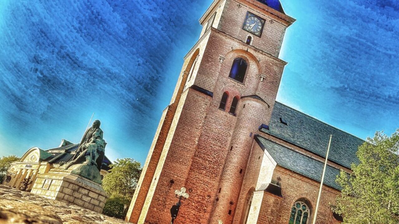 Kristine kyrka, på Stortorget i Falun.